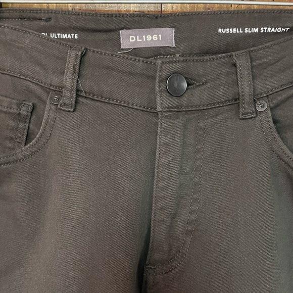 DL1961 Russell slim straight cotton blend pant - Picture 4 of 6